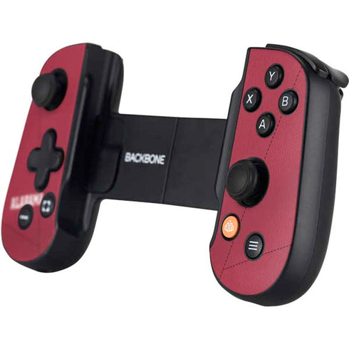 University of Alabama Maroon Jersey Backbone One for iPhone Game Controller Skin